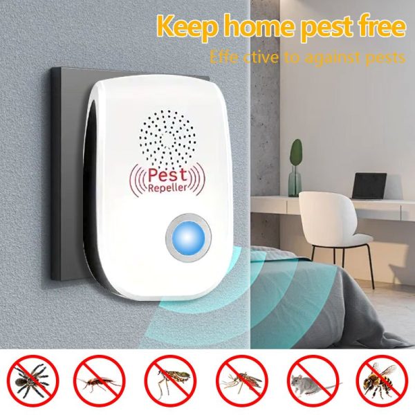 6/8pcs-Upgraded ultrasonic insect repellent, indoor ultrasonic insect repellent, electronic plug insect repellent control - Image 8