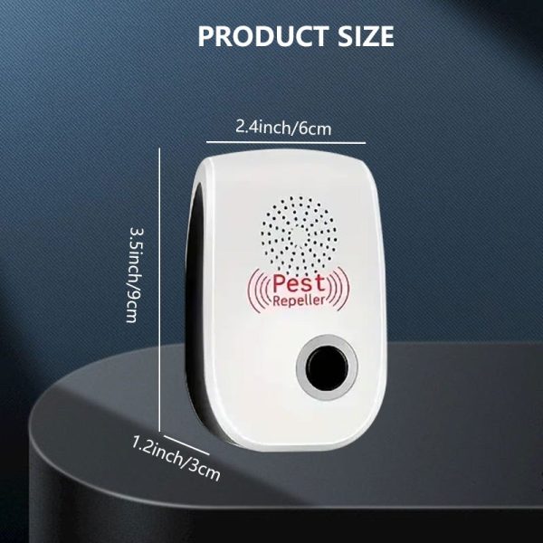 6/8pcs-Upgraded ultrasonic insect repellent, indoor ultrasonic insect repellent, electronic plug insect repellent control - Image 7