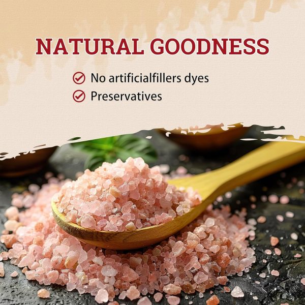 52USA Himalayan Pink Salt, Coarse Grain, 39 oz, 2 Packs - Image 16