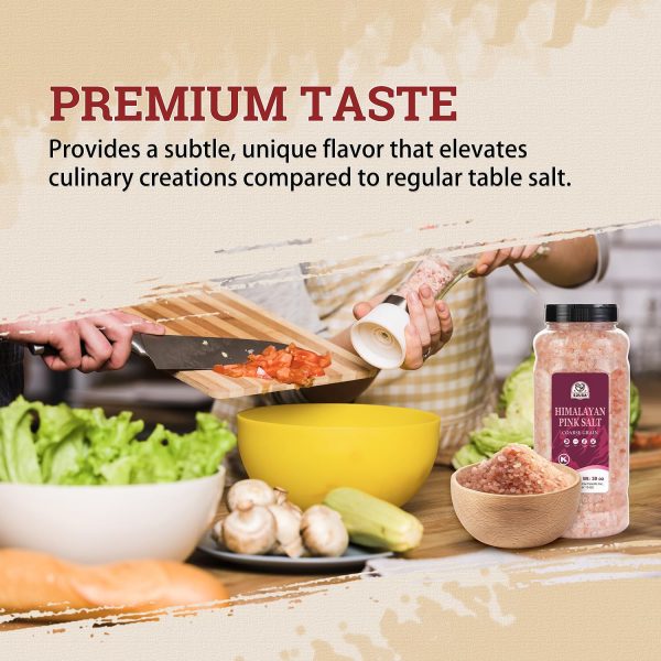 52USA Himalayan Pink Salt, Coarse Grain, 39 oz, 2 Packs - Image 15