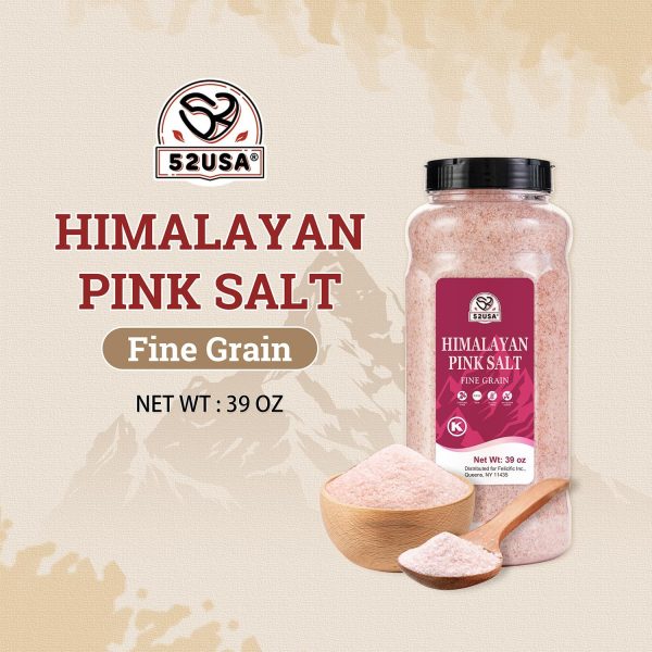 52USA Himalayan Pink Salt, Coarse Grain, 39 oz, 2 Packs - Image 7