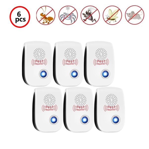 6/8pcs-Upgraded ultrasonic insect repellent, indoor ultrasonic insect repellent, electronic plug insect repellent control - Image 3