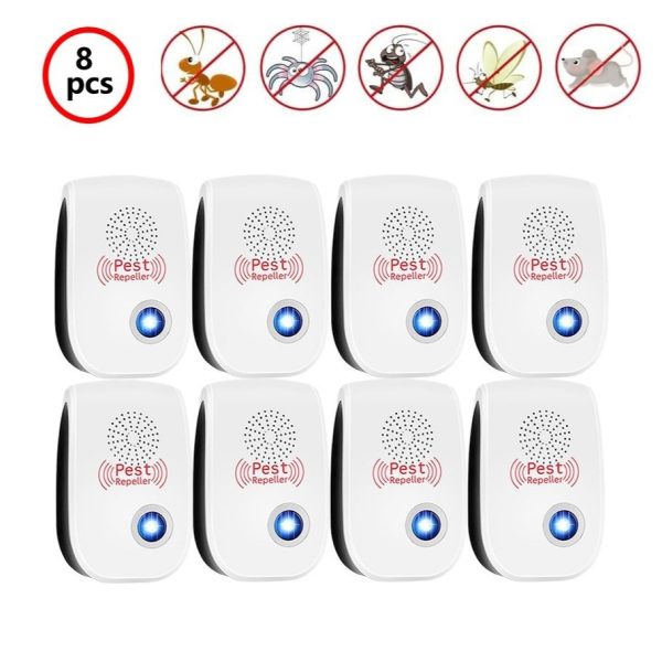 6/8pcs-Upgraded ultrasonic insect repellent, indoor ultrasonic insect repellent, electronic plug insect repellent control - Image 6