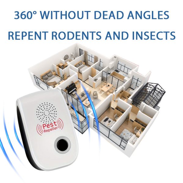 6/8pcs-Upgraded ultrasonic insect repellent, indoor ultrasonic insect repellent, electronic plug insect repellent control - Image 9