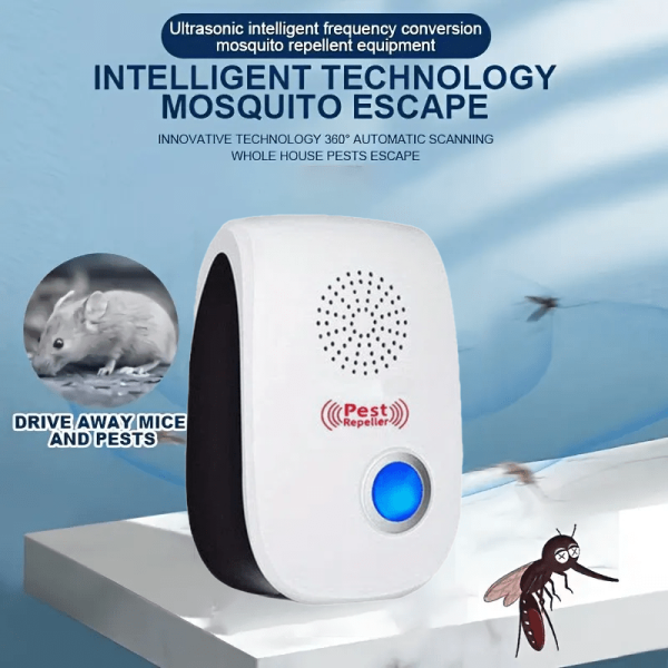 6/8pcs-Upgraded ultrasonic insect repellent, indoor ultrasonic insect repellent, electronic plug insect repellent control - Image 4