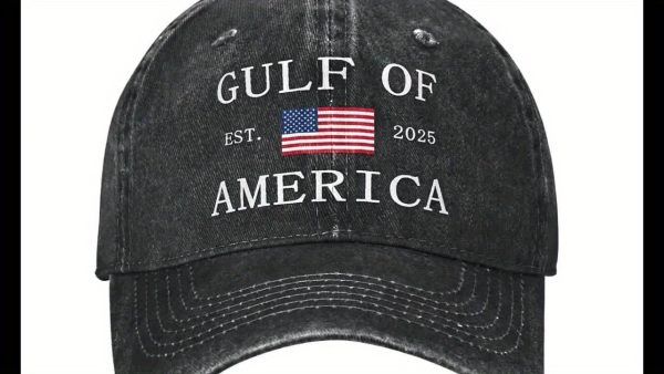 2/1 Pack Gulf Of America Patriotic Trucker Hat - Adjustable Baseball Cap For Men & Women, Vintage Style With Geometric Design, Black With Red & White Accents, Casual Leisure Wear - Image 10