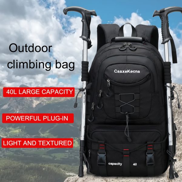 [Outdoor Backpack] 17-inch Laptop Travel Backpack | Hiking and Trekking Outdoor Sports Camping Bag for Men and Women - Image 6