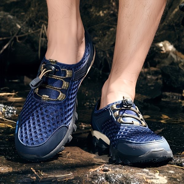 CLOHOO Mens Fashionable Mesh Sandals - Ultimate Comfort, Breathable & Durable, Non-slip Sport Shoes for Outdoor Adventures - Perfect for Walking, Running, Hiking, All Seasons - Image 14