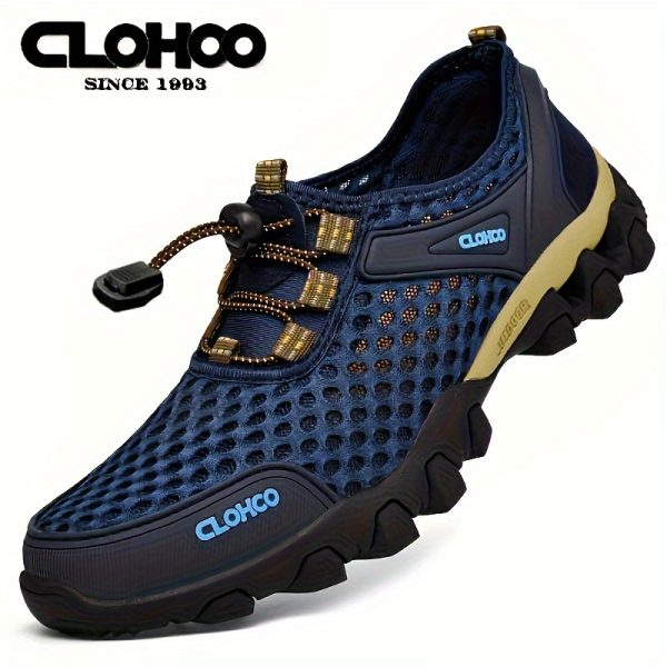 CLOHOO Mens Fashionable Mesh Sandals - Ultimate Comfort, Breathable & Durable, Non-slip Sport Shoes for Outdoor Adventures - Perfect for Walking, Running, Hiking, All Seasons - Image 4