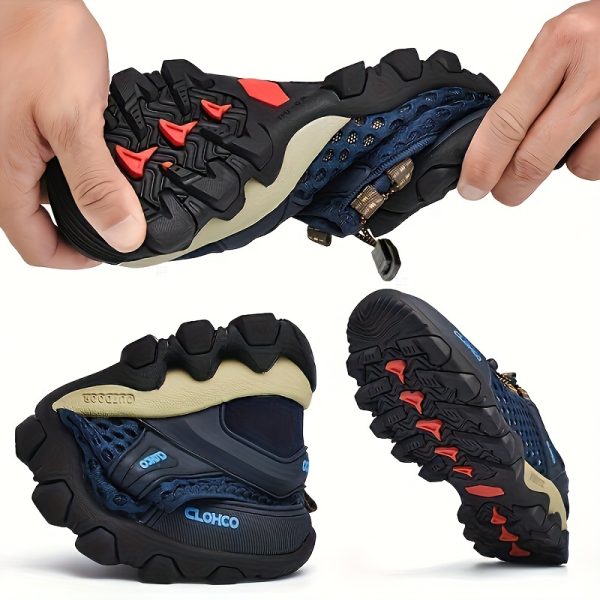 CLOHOO Mens Fashionable Mesh Sandals - Ultimate Comfort, Breathable & Durable, Non-slip Sport Shoes for Outdoor Adventures - Perfect for Walking, Running, Hiking, All Seasons - Image 10