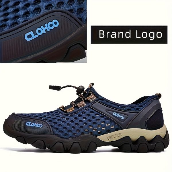 CLOHOO Mens Fashionable Mesh Sandals - Ultimate Comfort, Breathable & Durable, Non-slip Sport Shoes for Outdoor Adventures - Perfect for Walking, Running, Hiking, All Seasons - Image 8
