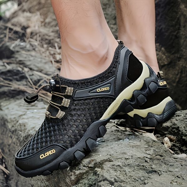 CLOHOO Mens Fashionable Mesh Sandals - Ultimate Comfort, Breathable & Durable, Non-slip Sport Shoes for Outdoor Adventures - Perfect for Walking, Running, Hiking, All Seasons - Image 16