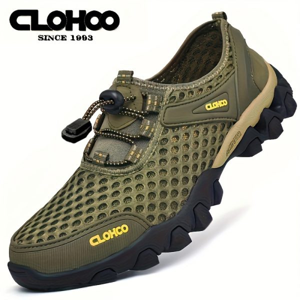 CLOHOO Mens Fashionable Mesh Sandals - Ultimate Comfort, Breathable & Durable, Non-slip Sport Shoes for Outdoor Adventures - Perfect for Walking, Running, Hiking, All Seasons - Image 9