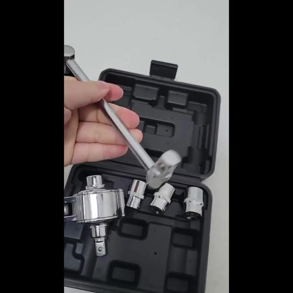 Torque Wrench Lug Nut Removal Tool 1:16 Torque Multiplier 320N. M Labour-Saving 1/2 Drive Lug Nut Removal Wrench Tyre Replacement Kit with 17mm/19mm/21mm Socket for Most Vehicles., Best for Christmas - Image 10