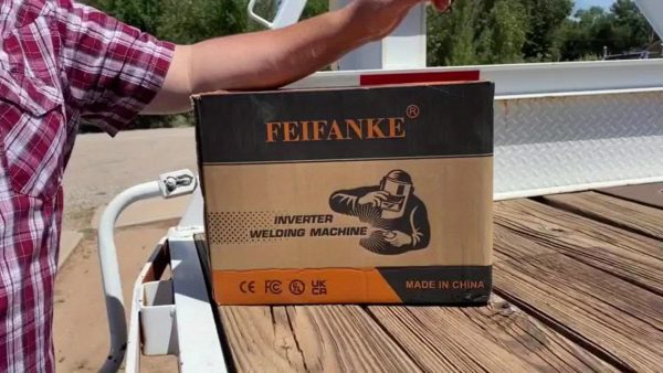 FEIFANKE MIG135 Heavy-Duty Commercial/Industrial Welding Machine - 110V/220V Dual Voltage, 120A DC Welder with Gasless MIG, Lift TIG, MMA/ARC, Flux Core - Compact Welder for Carbon & Stainless Steel, Workshop, Construction, Farm, DIY - with Electrical Holder & Wiring Harnesses, Metal Fabrication, Portable Design, Durable Build, Industrial Workers - Image 13
