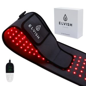 ELVISH Red Light Therapy Belt, 660 Nm 850 Nm, Upgraded 3 In 1 LED Beads, Relieves Muscle And Back Fatigue Red Light Therapy Belt With Clockwork Timer Remote Control, Suitable For Both Men And Women, Perfect For Holiday Gifts!
