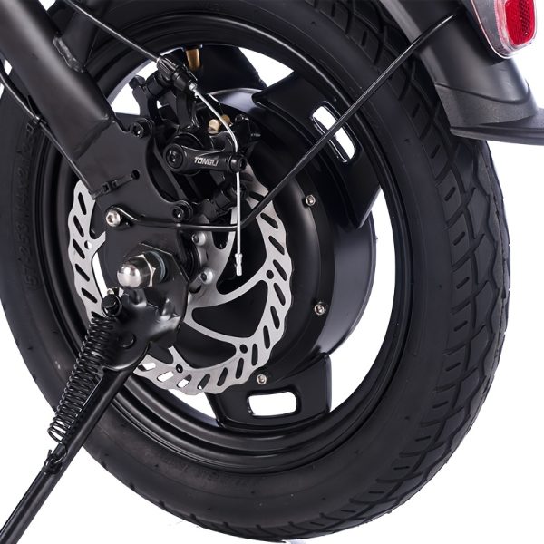 14 Inch Foldable Adult Electric Bicycle, Clearance Dealership, 500w Motor, Maximum Speed Of 20 MPH, 48V 10.4Ah Lithium Battery, 14 Inch Tires, Portable Folding Design, Outdoor Cycling Exercise, Urban Commuting Travel, Detachable Lithium Battery - Image 12