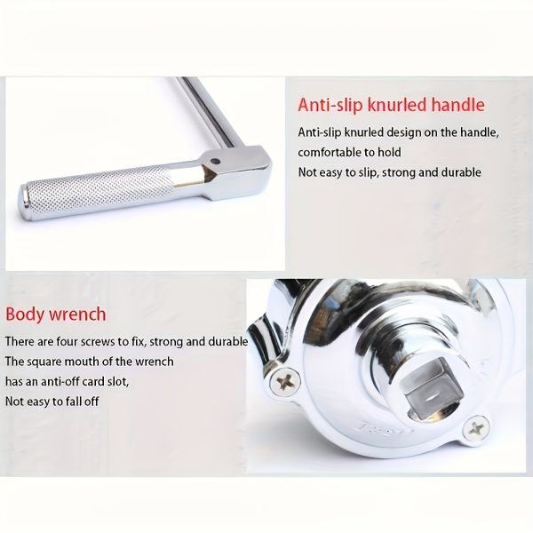 One Set Of Steel Torque Multiplier Wrench Set with 17mm-19mm-21mm Socket - Image 8