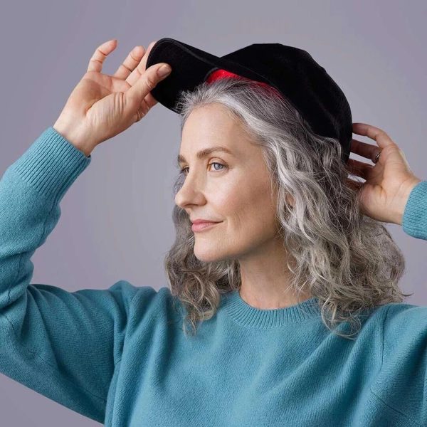 Beuchan 1pc Home And Outdoor Travel Red Light Relax Hat with Four Adjustable Modes. Used for Hair Growth - Reducing Hair Loss - Targeted Infrared Red Light Treatment to Support Scalp Health. Suitable As A Holiday Gift.