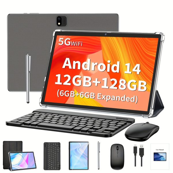 10 Inch HD Touch Screen Android Tablet - Tablets with 3GB RAM, 64GB ROM, 512GB Expand, WiFi, Wireless, Dual Camera, GMS Certification and Latest Android 13 OS - Image 2