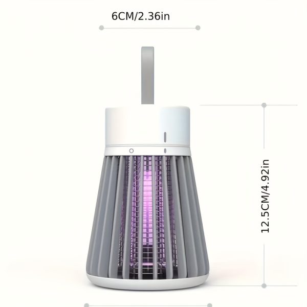 Bug Zapper, Mosquito Zapper Fly Trap Mosquito Killer Lamp USB Electric LED Mute Bed Bug Killer Indoor For Mosquito Insect Gnat Moth Fruit Flies With A Small Brush - Image 8