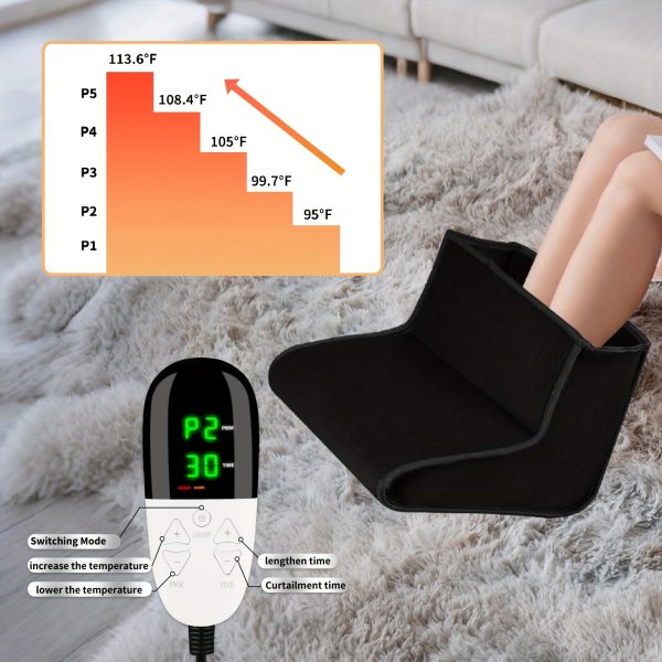 New Red Light Therapy For Feet, Dual Wavelength 160 LEDs For Foot Pain Relief, Adjustable Power And Time Controller. - Image 4