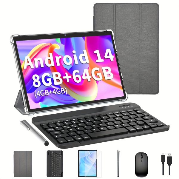 10 Inch HD Touch Screen Android Tablet - Tablets with 3GB RAM, 64GB ROM, 512GB Expand, WiFi, Wireless, Dual Camera, GMS Certification and Latest Android 13 OS - Image 9