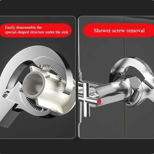 Aluminum Alloy Adjustable Wrench - Image 6