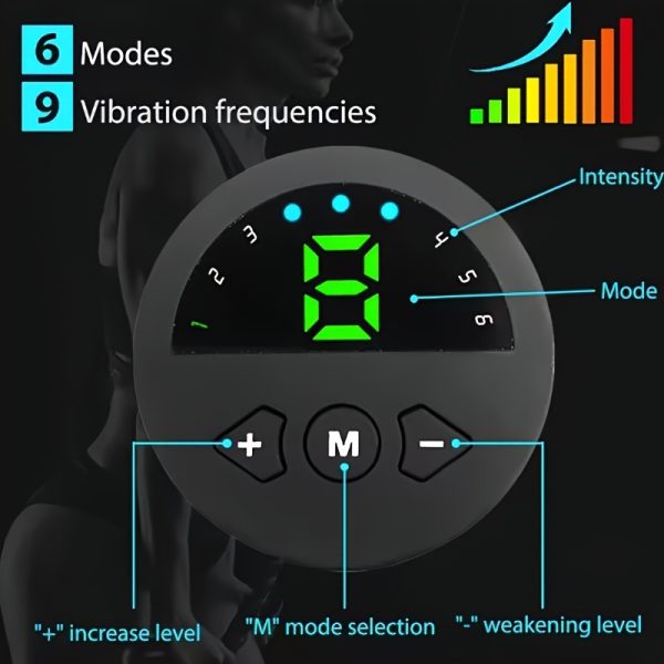 [Upgraded 6 Electrode Pads]EMS Electric Muscle Stimulation Belt - Abdominal & Waist Trainer Fat Burning Device, 6 Smart Massage Modes 20 Intensity Levels, With Moisturizing Spray (Body Sculpting, Home/Gym Use - Image 3