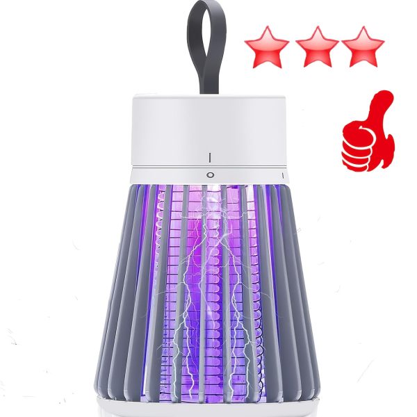 Bug Zapper, Mosquito Zapper Fly Trap Mosquito Killer Lamp USB Electric LED Mute Bed Bug Killer Indoor For Mosquito Insect Gnat Moth Fruit Flies With A Small Brush - Image 7