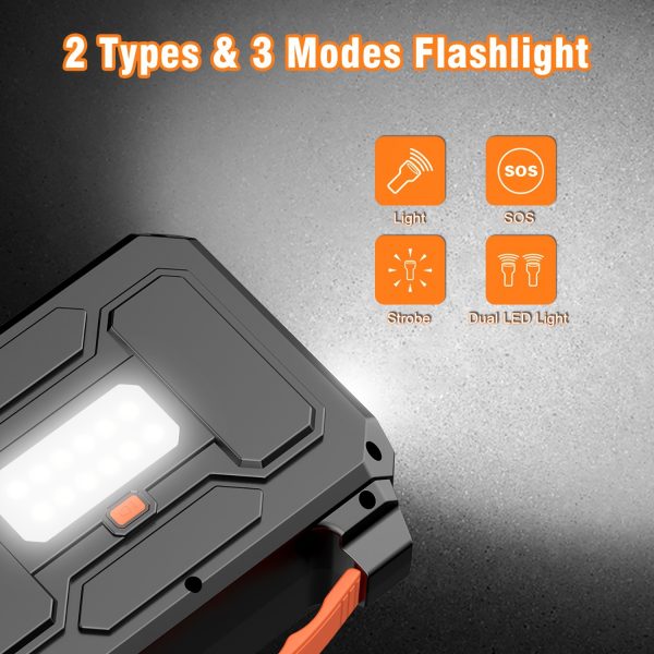 300W/200W Peak/100W Rated Portable Power Station Solar Generator(Panel Optional), 146Wh/296Wh High Capacity Battery Pack, 2x 110V AC Outlet, DC USB C Port, LED Light, Power Bank For Outdoor Camping Hiking Road Trip Cycling CPAP Hurricane Emergency - Image 8