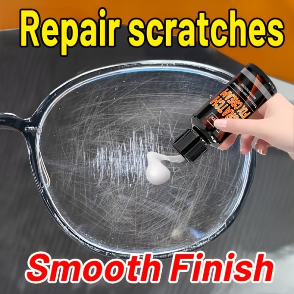 Multi-Purpose Glass And Lens Scratch Repair Kit - Restores Clarity And Smooth Surface - for Car Windows, Side Mirrors, Watch Glass, Eyeglasses And Glasses - Image 2