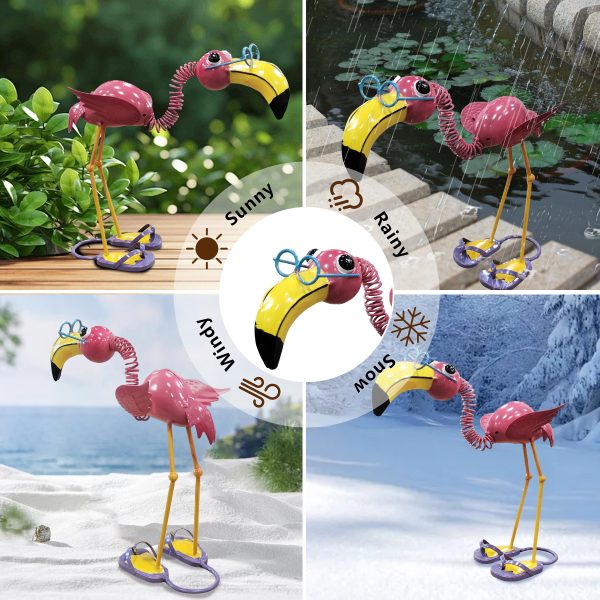 1pc Metal Flamingo - Image 8
