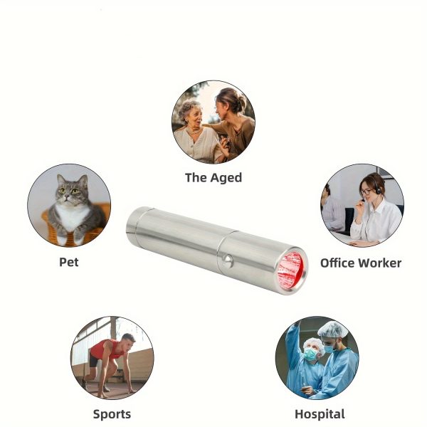 KTS Portable Red Light Device, Handheld Flashlight Wand for Face&Body-630nm, 660nm & 850nm 3 Wavelengths - Image 4