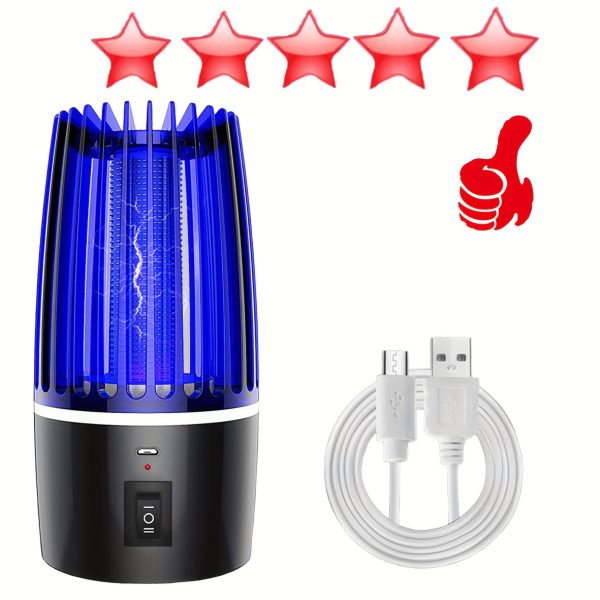 Bug Zapper, Mosquito Zapper Fly Trap Mosquito Killer Lamp USB Electric LED Mute Bed Bug Killer Indoor For Mosquito Insect Gnat Moth Fruit Flies With A Small Brush - Image 11