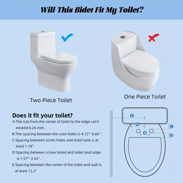 Dual Nozzle Self-Cleaning Bidet Attachment Toilet Bidet Attachment - Image 8