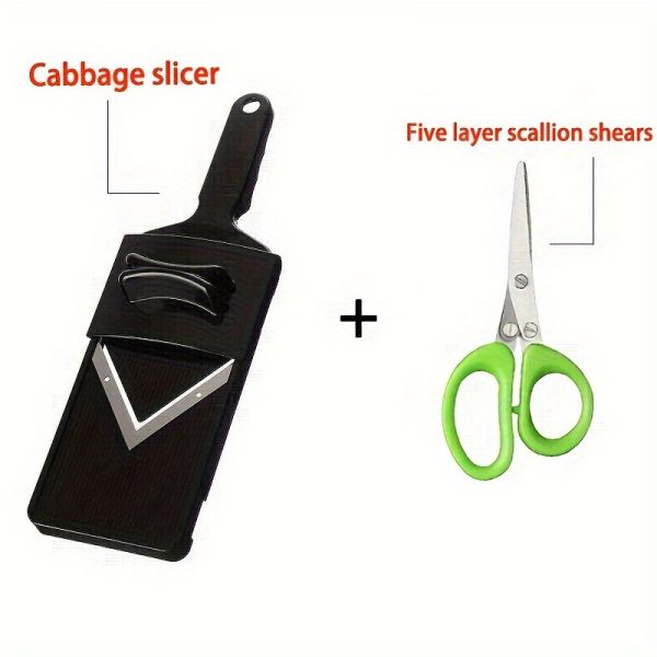BPA-Free Plastic Cabbage Grater & Vegetable Slicer - Image 5