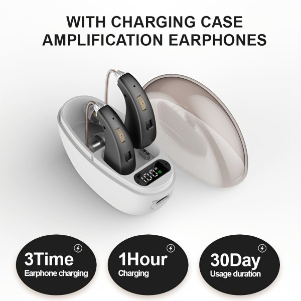 Hearing AIDS With A Pair Of Headphones, Digital Charging Hearing AIDS For The Elderly With Noise Cancellation Function, Hearing Aid Equipment For Hearing Loss - Image 11
