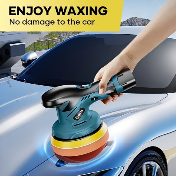 Wireless Car Polishing Machine, 6-speed Adjustable Polishing Machine, With 2 12V Battery, Powerful Portable Track Polishing Machine, Wireless Polishing Machine, Suitable For Car Beauty, Waxing, Polishing, Scratch Removal - Image 9