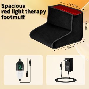 New Red Light Therapy For Feet, Dual Wavelength 160 LEDs For Foot Pain Relief, Adjustable Power And Time Controller.
