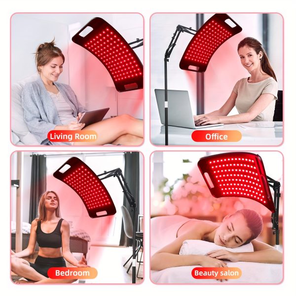 Lamp for Red Light Therapy, Featuring Infrared Light Therapy with a Stand - a Device Emitting 660Nm Red Light And 850Nm Near-Infrared Light for Alleviating Body Pain And Enhancing Skin Care. - Image 2