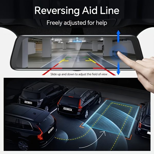 4K Touch Screen Mirror Dash Cam - Image 3
