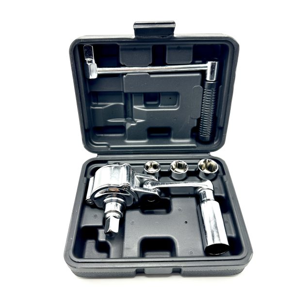 Torque Wrench Lug Nut Removal Tool 1:16 Torque Multiplier 320N. M Labour-Saving 1/2 Drive Lug Nut Removal Wrench Tyre Replacement Kit with 17mm/19mm/21mm Socket for Most Vehicles., Best for Christmas - Image 2