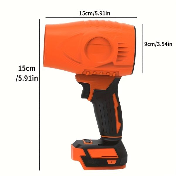20V Cordless Heavy-Duty Air Dryer, Blower with Fast-Charging - Powerful 1000g Blast, 0-31000 RPM, Dual 2000mAh Batteries, for Indoor/Outdoor, Pet Hair, Snow, Dust, Leaves - Ideal Gift for Home, Garage, Workshop, and Pet Owners, Outdoor Cleaning Tool, Ergonomic Handle Design, Efficient Airflow, Multifunctional Dryer, Workshop Professionals - Image 5