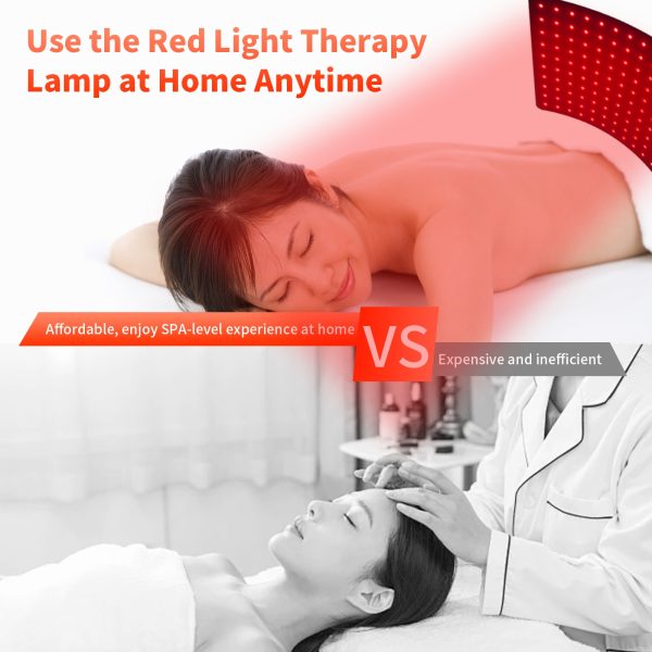 ELVISH Red Light Therapy For Body, Infrared Light Therapy Lamp With Stand Portable 660nm 850nm Red Light Therapy For Face Body Back Home Heating Red Light Therapy For Women Men - Image 5