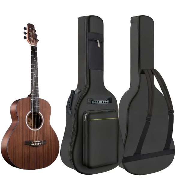 41-Inch Guitar Big Bag, 5mm Padded Oxford Full-Size Durable Guitar Gig Bag, 0.2 Inch Thick Sponge Padding, Adjustable Strap for Acoustic and Electric Guitars
