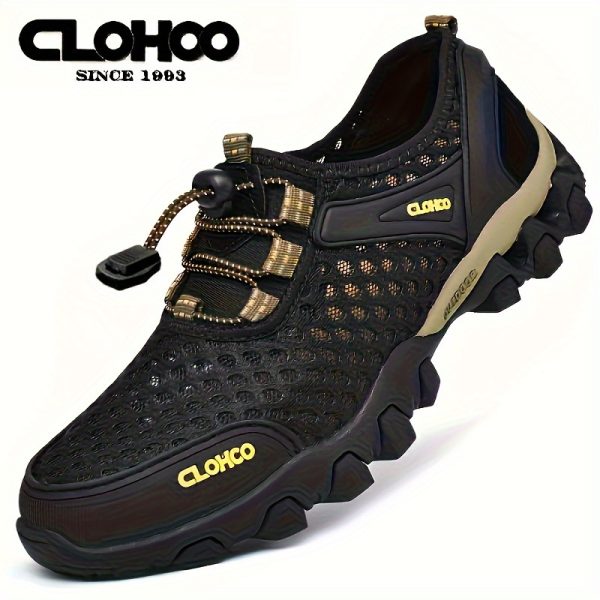 CLOHOO Mens Fashionable Mesh Sandals - Ultimate Comfort, Breathable & Durable, Non-slip Sport Shoes for Outdoor Adventures - Perfect for Walking, Running, Hiking, All Seasons - Image 13