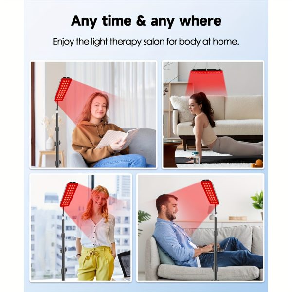 Red Light Therapy Lamp With Height Adjustable Stand - Image 7