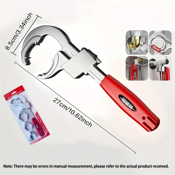 Aluminum Alloy Adjustable Wrench - Image 5