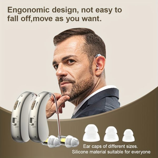 Hearing AIDS With A Pair Of Headphones, Digital Charging Hearing AIDS For The Elderly With Noise Cancellation Function, Hearing Aid Equipment For Hearing Loss - Image 6